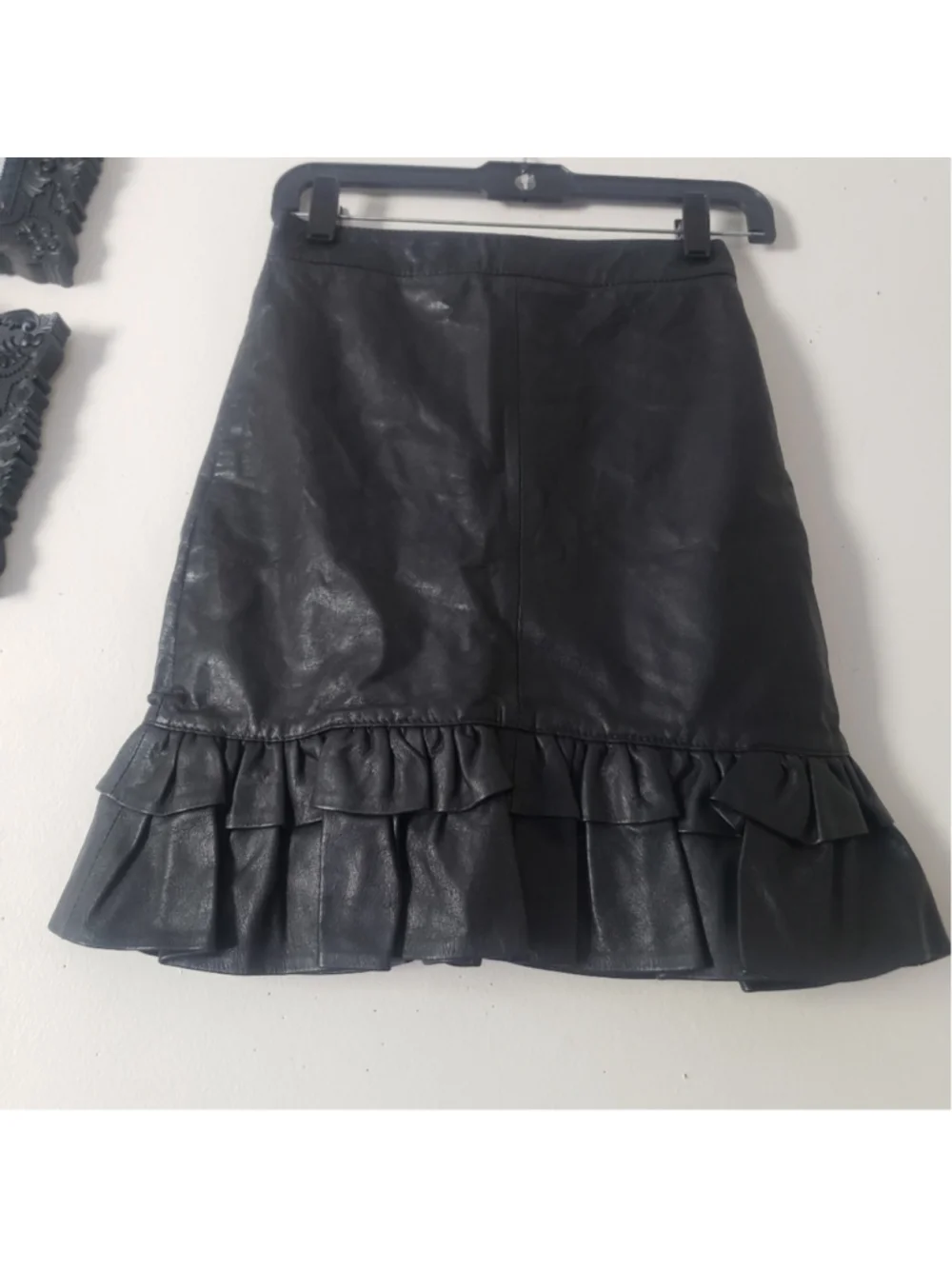 Vera Pelle Leather Skirt